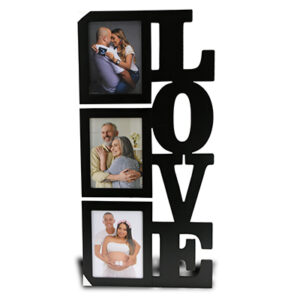 portaretrato triptico love 15x20