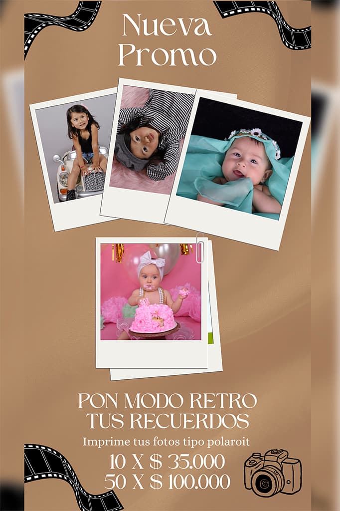 Historia de Instagram Nueva Promo Online Minimalista Marron copia